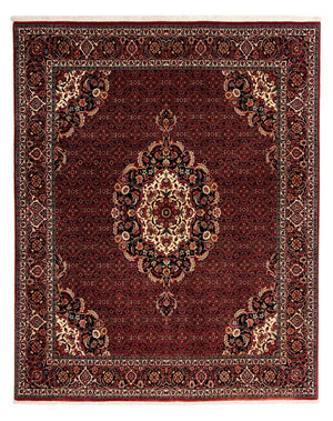 Dywan perski - Bijar - 257 x 203 cm - ciemna czerwień
