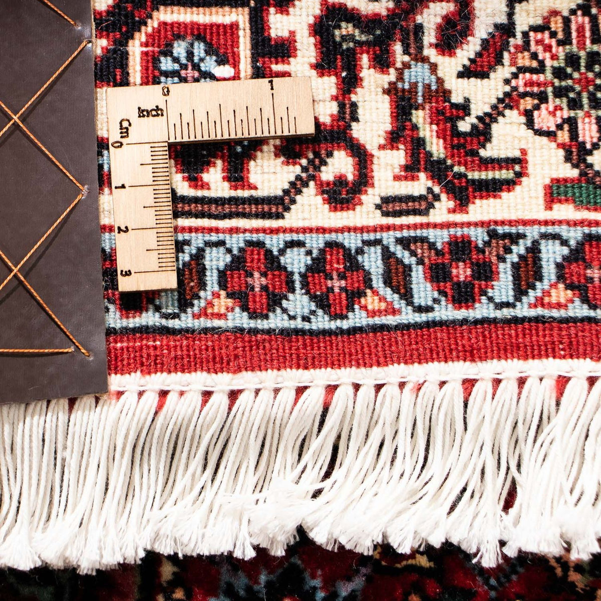 Biegacz Dywan perski - Bijar - 210 x 73 cm - ciemna czerwień