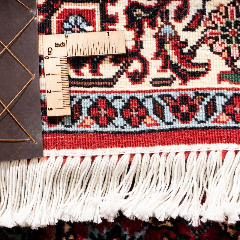 Biegacz Dywan perski - Bijar - 210 x 73 cm - ciemna czerwień