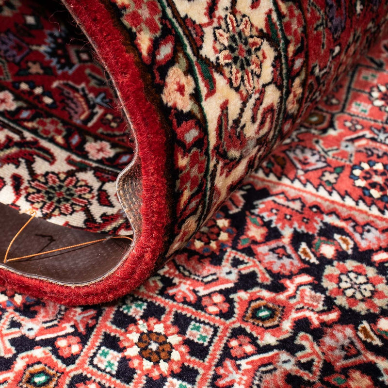 Biegacz Dywan perski - Bijar - 200 x 74 cm - ciemna czerwień