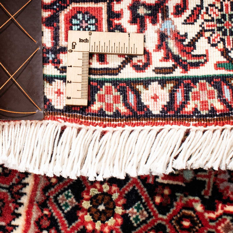 Biegacz Dywan perski - Bijar - 200 x 74 cm - ciemna czerwień