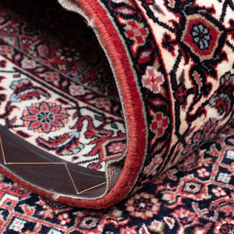 Biegacz Dywan perski - Bijar - 350 x 83 cm - ciemna czerwień