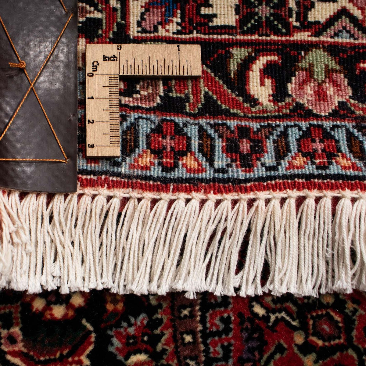 Dywan perski - Bijar - 251 x 202 cm - ciemna czerwień