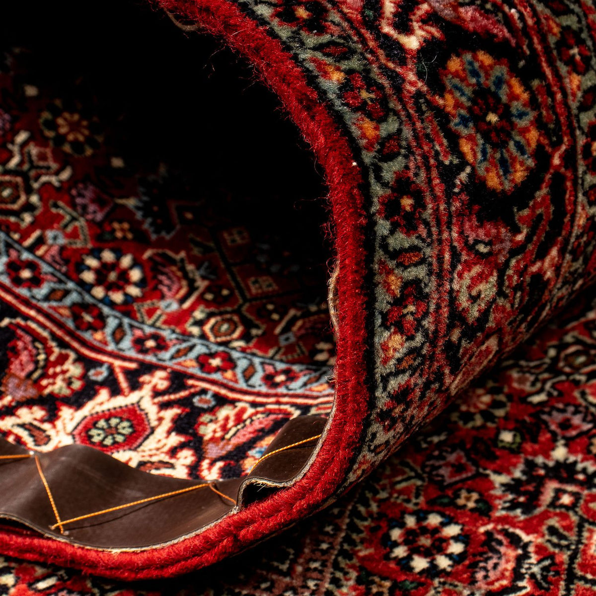 Biegacz Dywan perski - Bijar - 284 x 80 cm - wielokolorowy