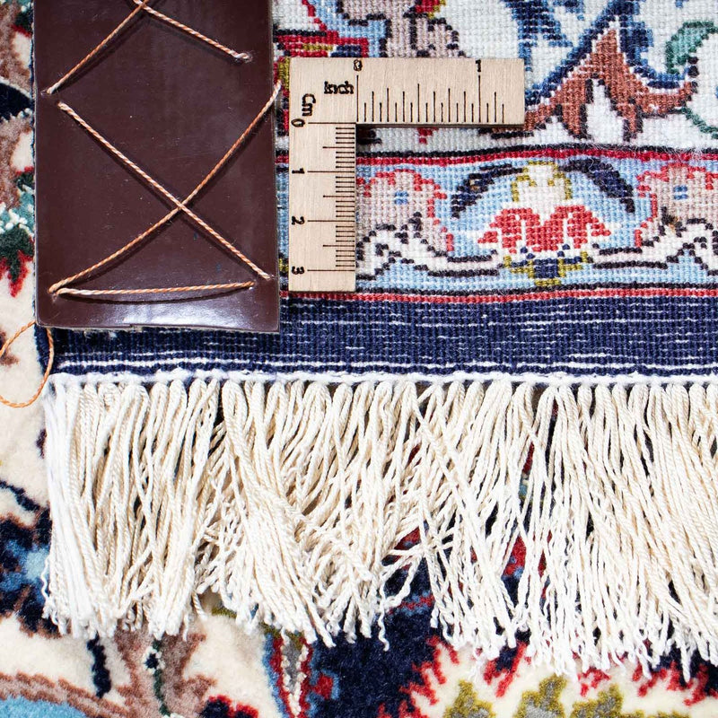 Dywan perski - Isfahan - Premium - 226 x 149 cm - ciemnoniebieski