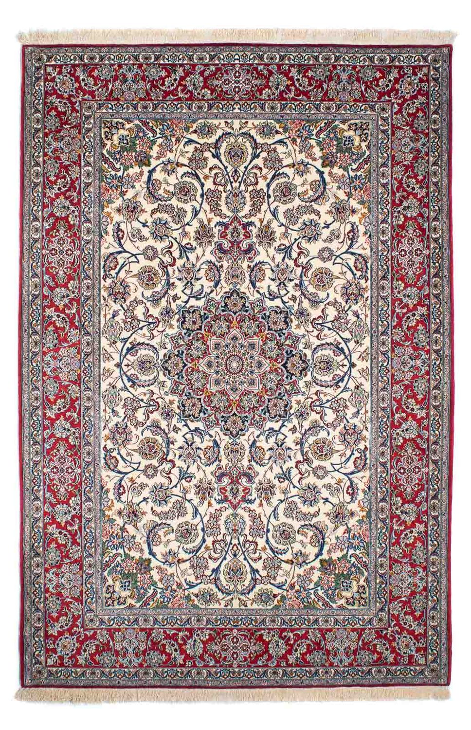 Dywan perski - Isfahan - Premium - 238 x 161 cm - beżowy