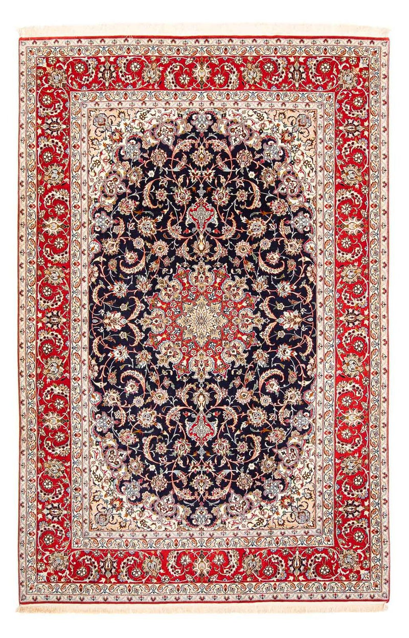 Dywan perski - Isfahan - Premium - 306 x 202 cm - czerwony