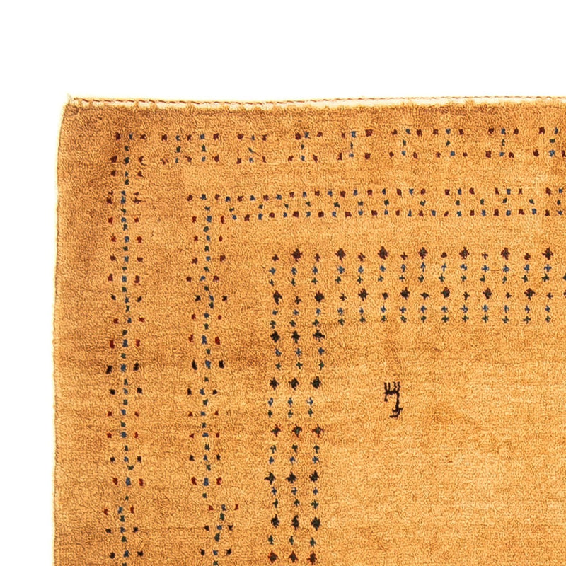 Dywan Gabbeh - perski - 149 x 110 cm - brązowy