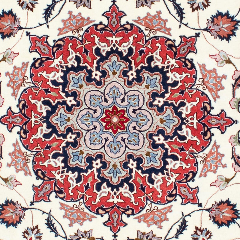 Dywan perski - Tabriz - Królewski - 203 x 156 cm - beżowy