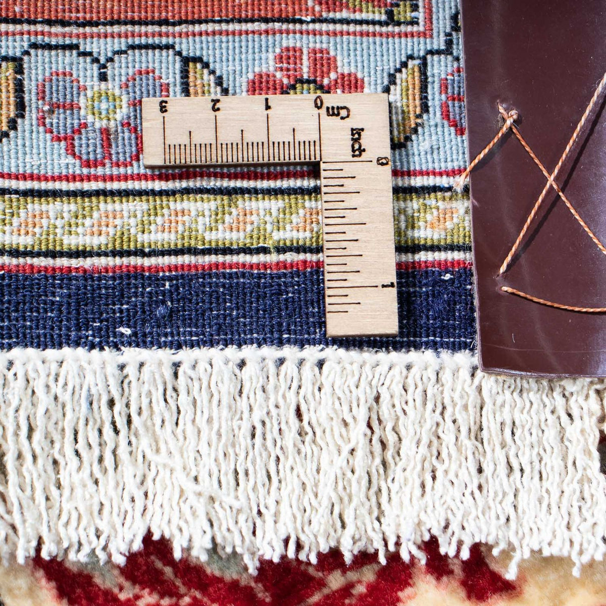 Dywan perski - Ghom - 215 x 139 cm - ciemnoniebieski