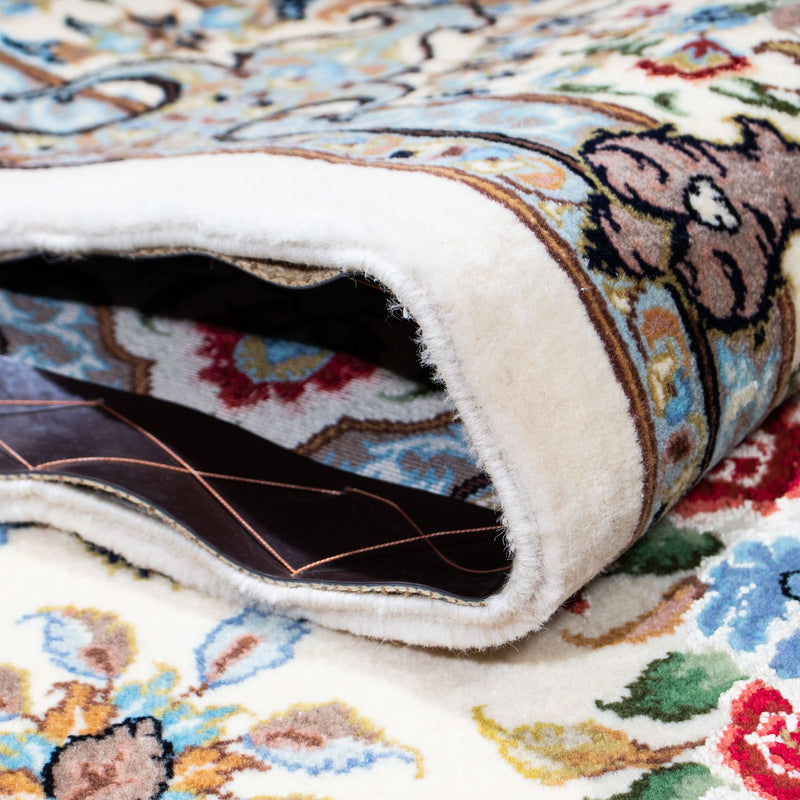 Dywan perski - Ghom - 207 x 137 cm - beżowy