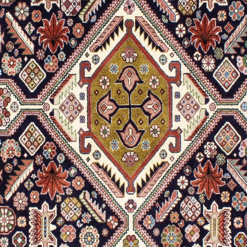 Dywan Gabbeh - Kashkuli perski - 227 x 145 cm - ciemnoniebieski