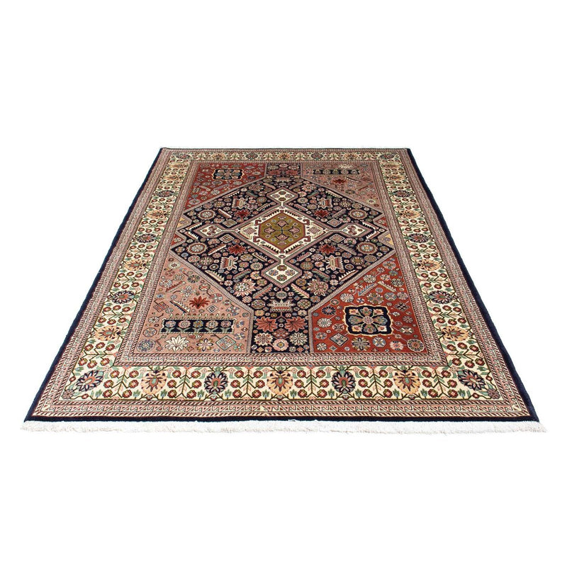 Dywan Gabbeh - Kashkuli perski - 227 x 145 cm - ciemnoniebieski