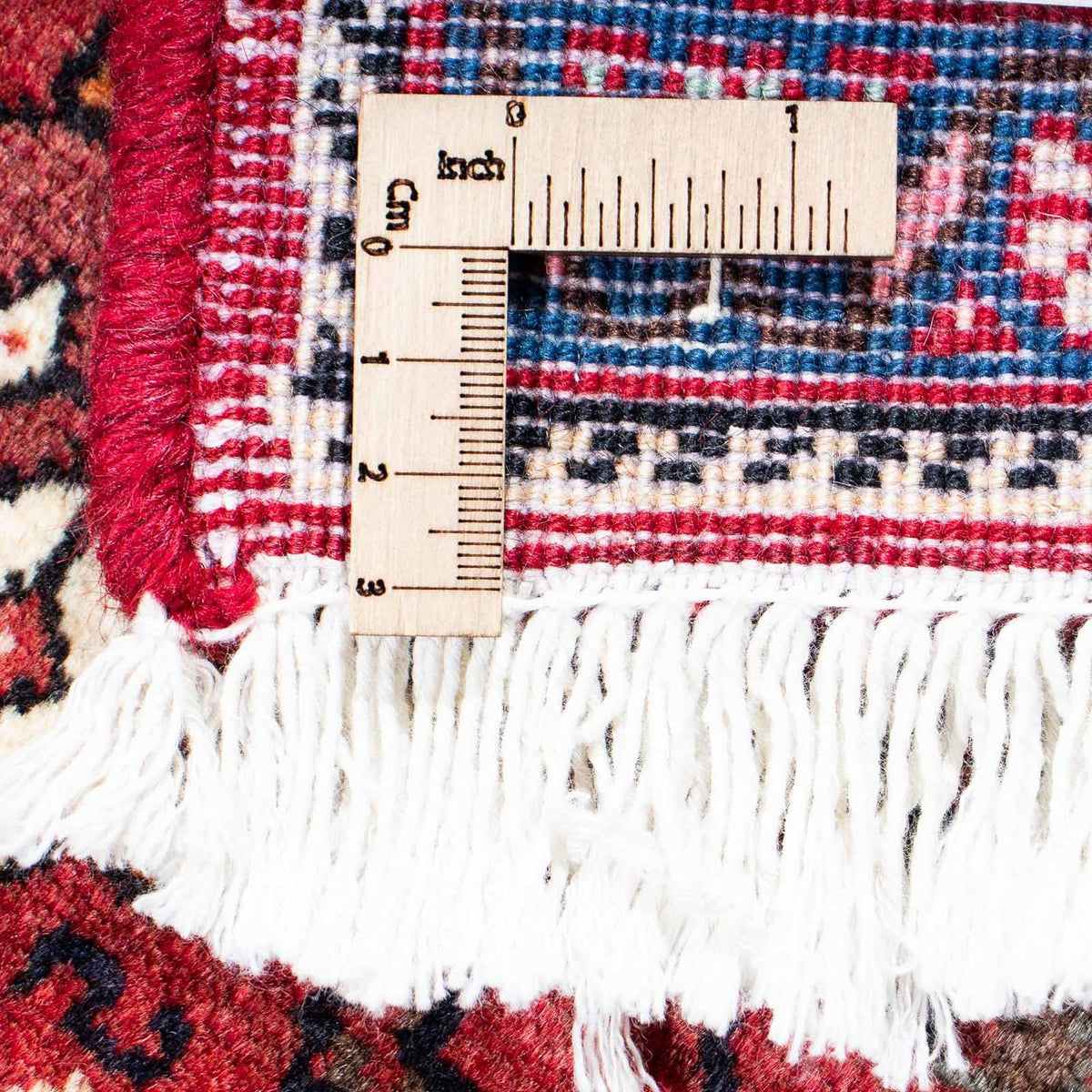 Dywan Gabbeh - Kashkuli perski - 247 x 157 cm - ciemna czerwień