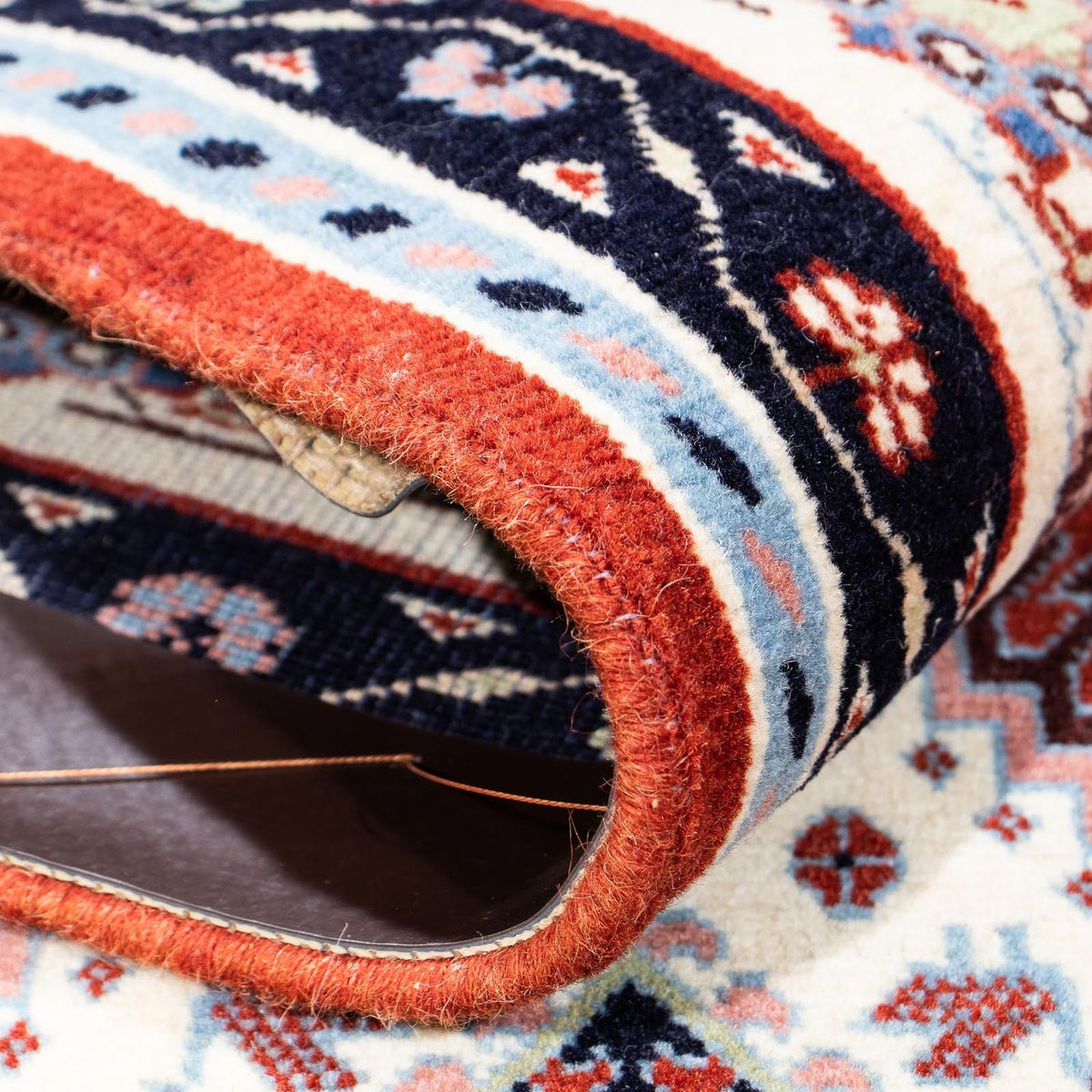 Dywan Gabbeh - Kashkuli perski - 225 x 139 cm - ciemna czerwień