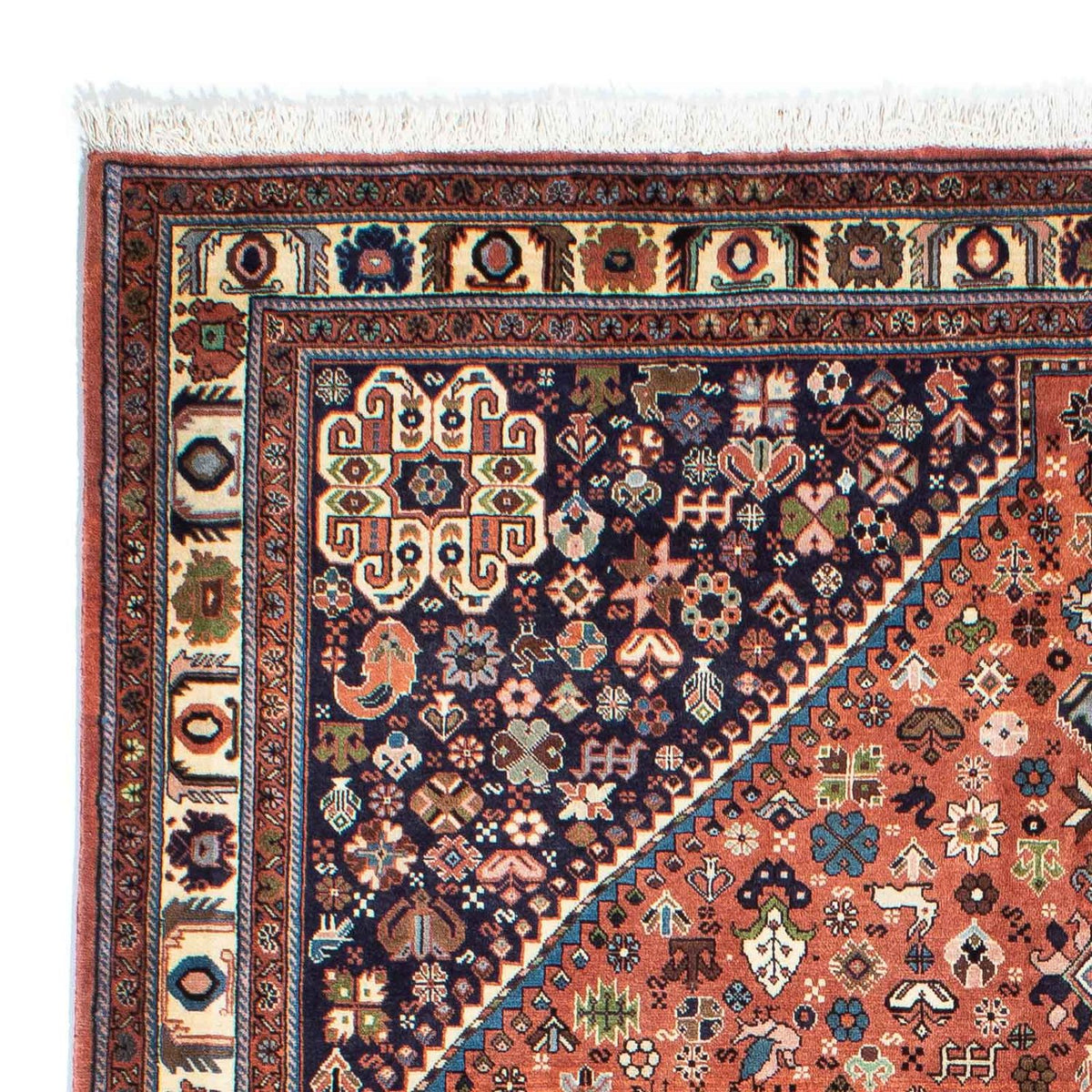 Dywan Gabbeh - Kashkuli perski - 240 x 168 cm - brązowy