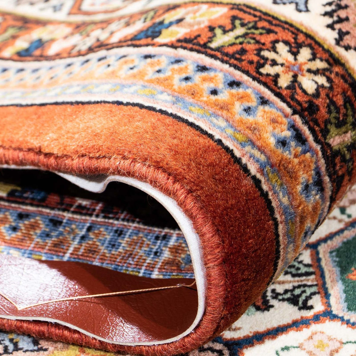 Dywan Gabbeh - Kashkuli perski - 242 x 173 cm - ciemna czerwień