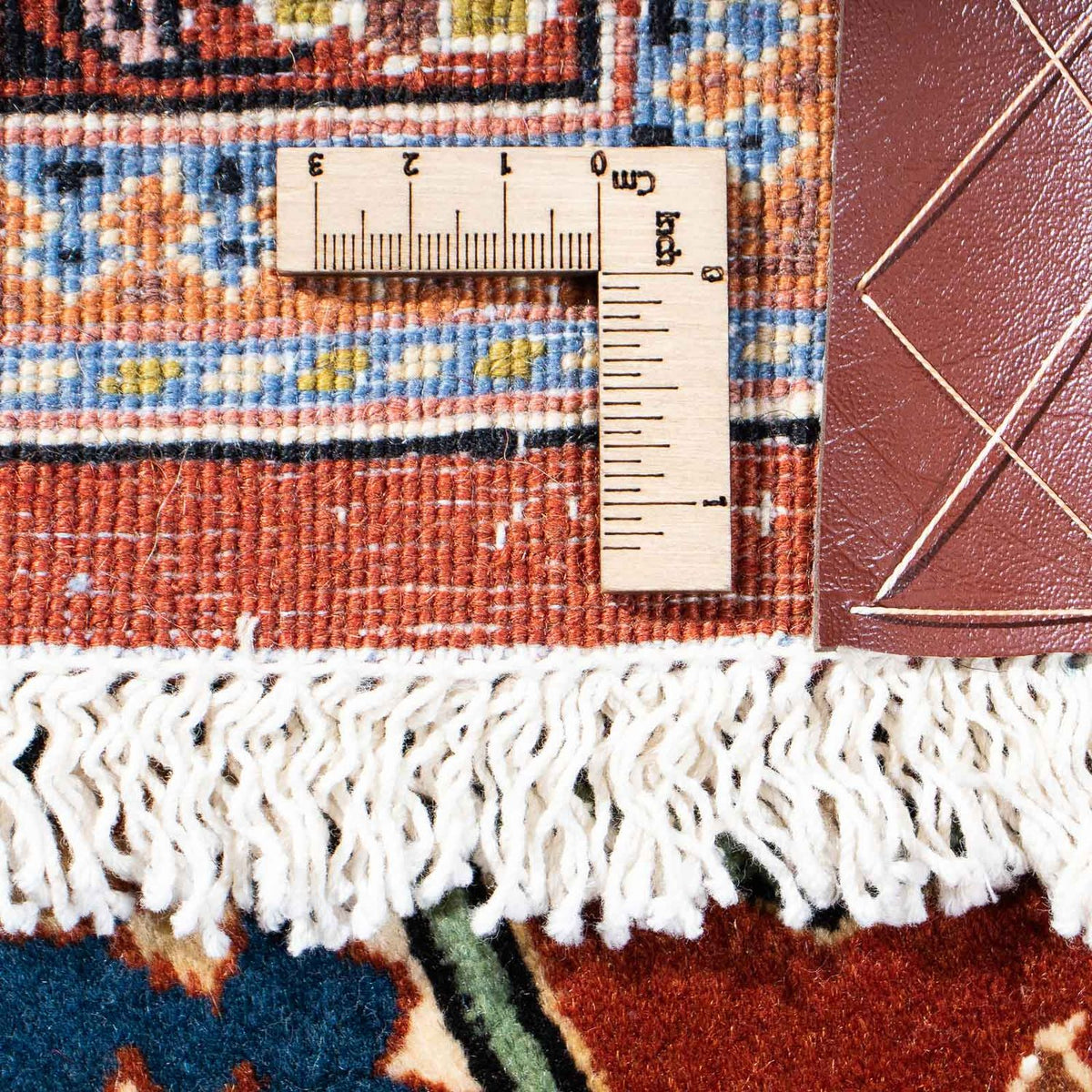 Dywan Gabbeh - Kashkuli perski - 242 x 173 cm - ciemna czerwień