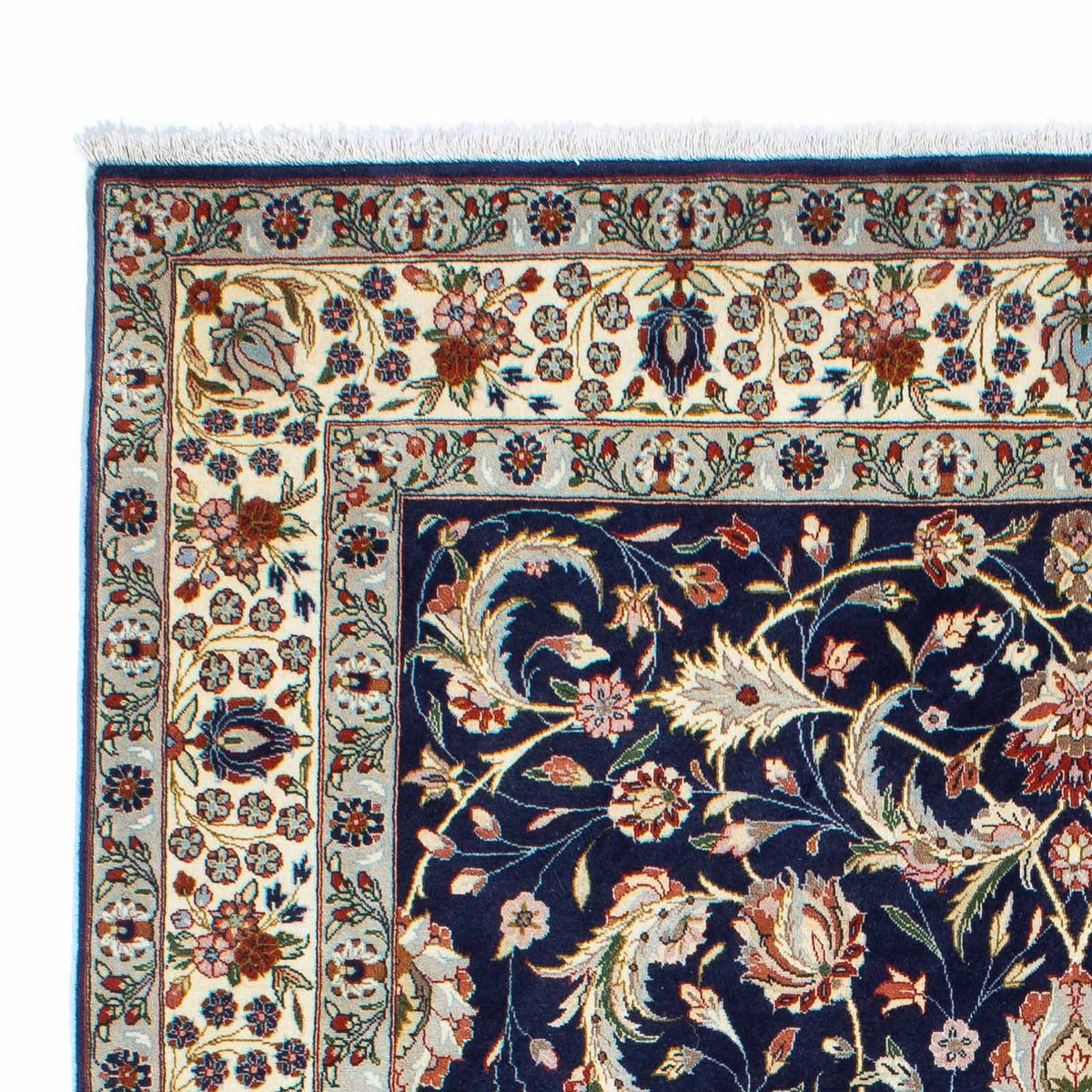 Dywan Gabbeh - Kashkuli perski - 248 x 177 cm - ciemnoniebieski