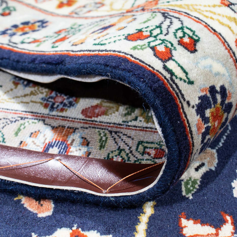 Dywan Gabbeh - Kashkuli perski - 248 x 177 cm - ciemnoniebieski