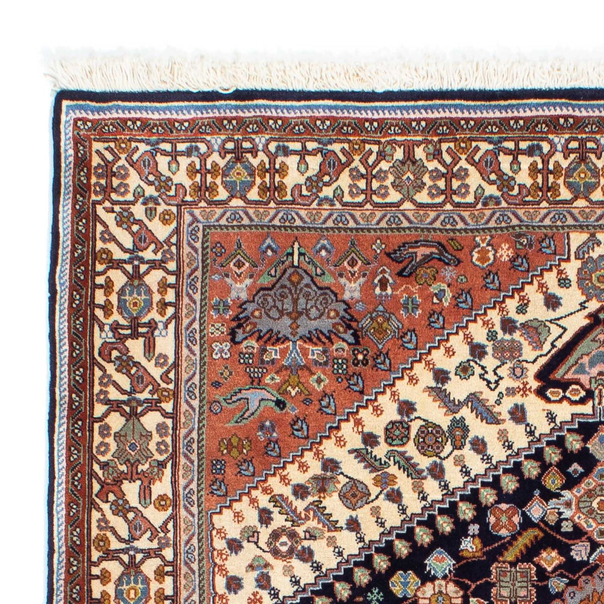 Dywan Gabbeh - Kashkuli perski - 180 x 145 cm - ciemnoniebieski