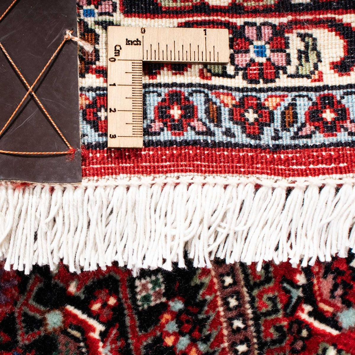 Dywan perski - Bijar - 240 x 172 cm - ciemna czerwień