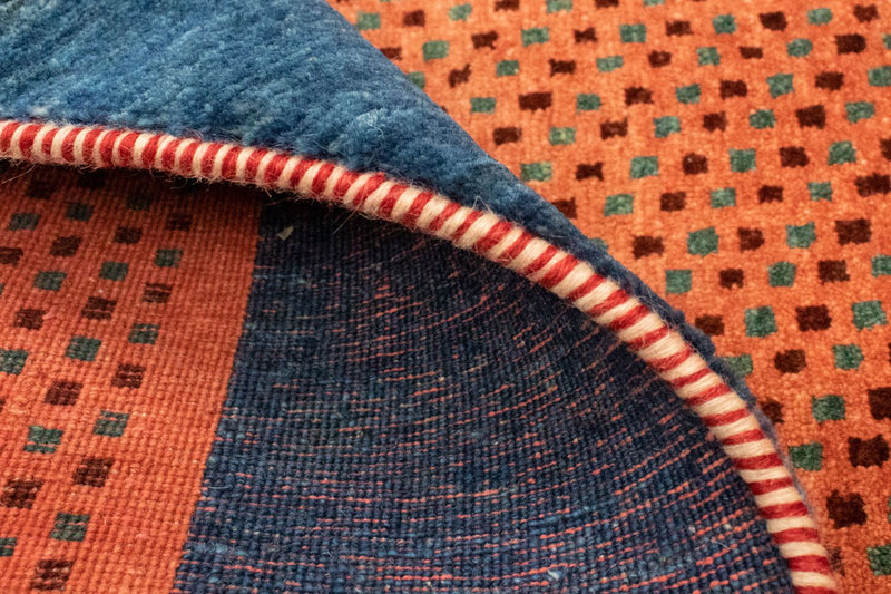 Biegacz Dywan Gabbeh - Loribaft Perski - 178 x 105 cm - rdza