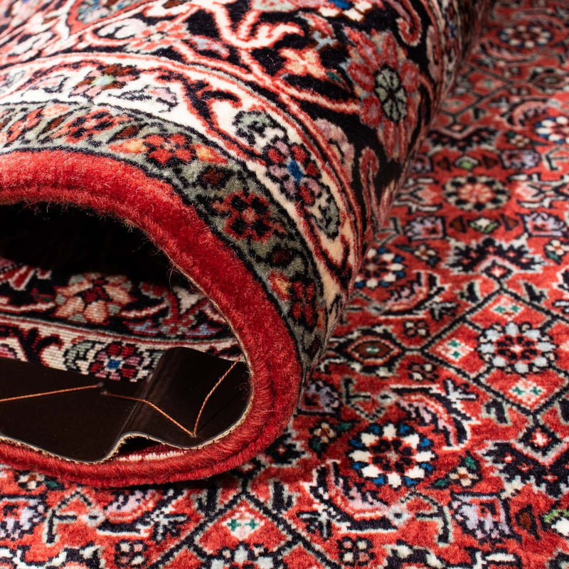 Dywan perski - Bijar - 249 x 174 cm - ciemna czerwień