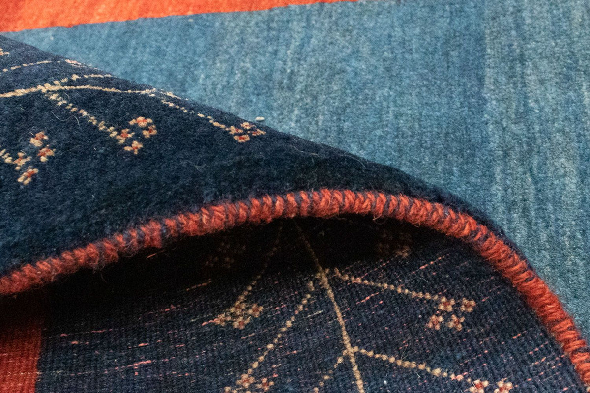 Dywan Gabbeh - Loribaft Perski - 205 x 128 cm - czerwony