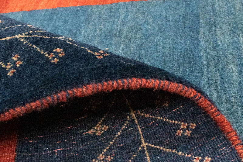 Dywan Gabbeh - Loribaft Perski - 205 x 128 cm - czerwony