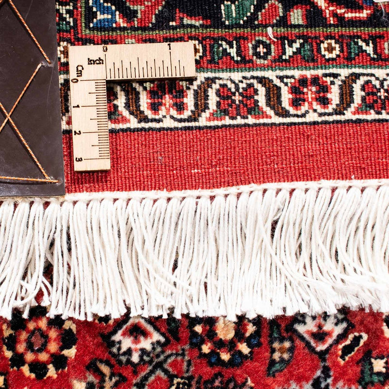 Dywan perski - Bijar - 240 x 171 cm - ciemna czerwień