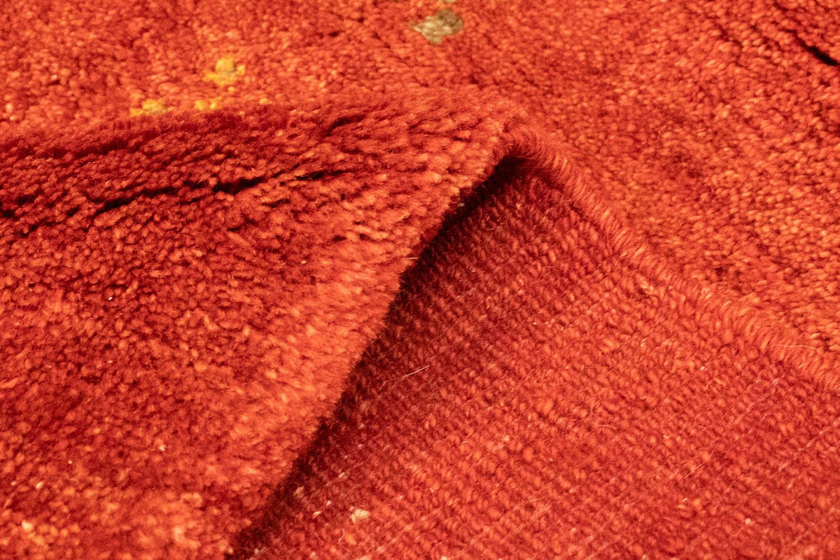 Dywan Gabbeh - perski - 243 x 181 cm - czerwony