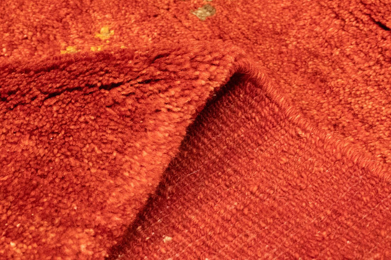 Dywan Gabbeh - perski - 243 x 181 cm - czerwony