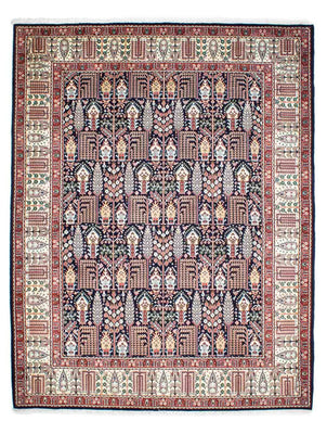 Dywan perski - Klasyczny - 230 x 177 cm - ciemnoniebieski