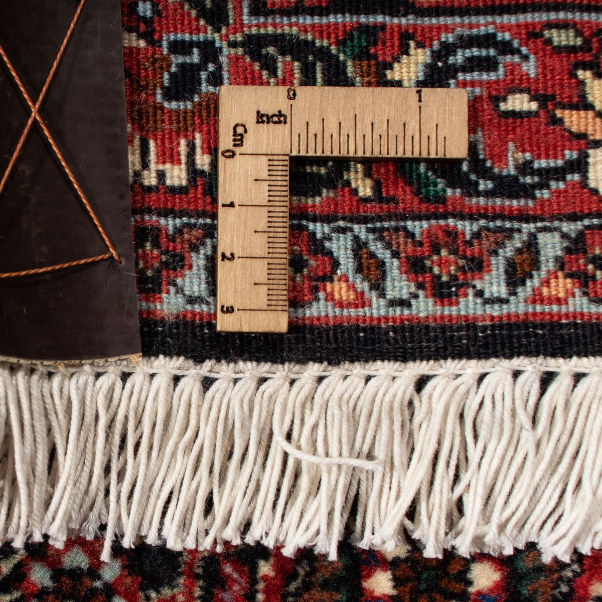 Dywan perski - Bijar - 309 x 208 cm - ciemna czerwień