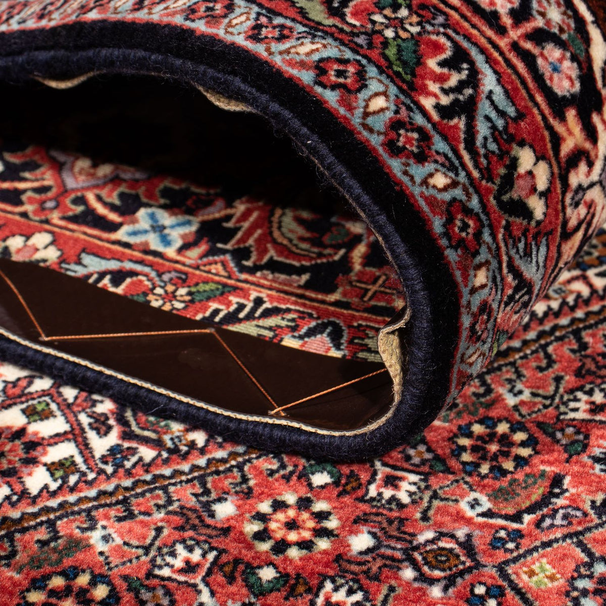 Dywan perski - Bijar - 317 x 201 cm - ciemna czerwień