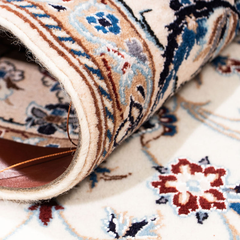 Dywan perski - Nain - Premium - 204 x 129 cm - beżowy