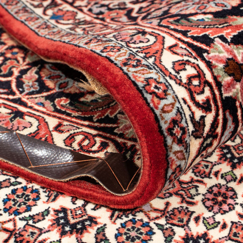 Dywan perski - Bijar - 289 x 204 cm - ciemna czerwień