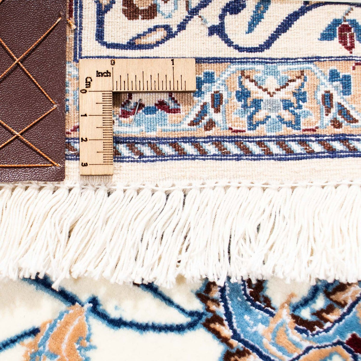 Dywan perski - Nain - Premium - 205 x 128 cm - beżowy