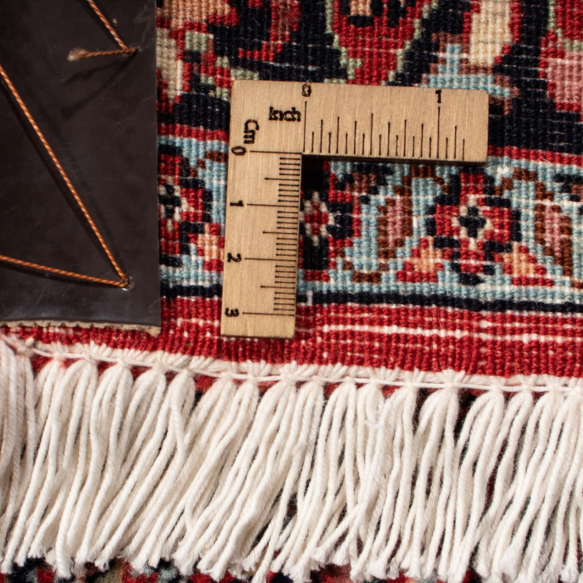 Dywan perski - Bijar - 307 x 205 cm - ciemna czerwień