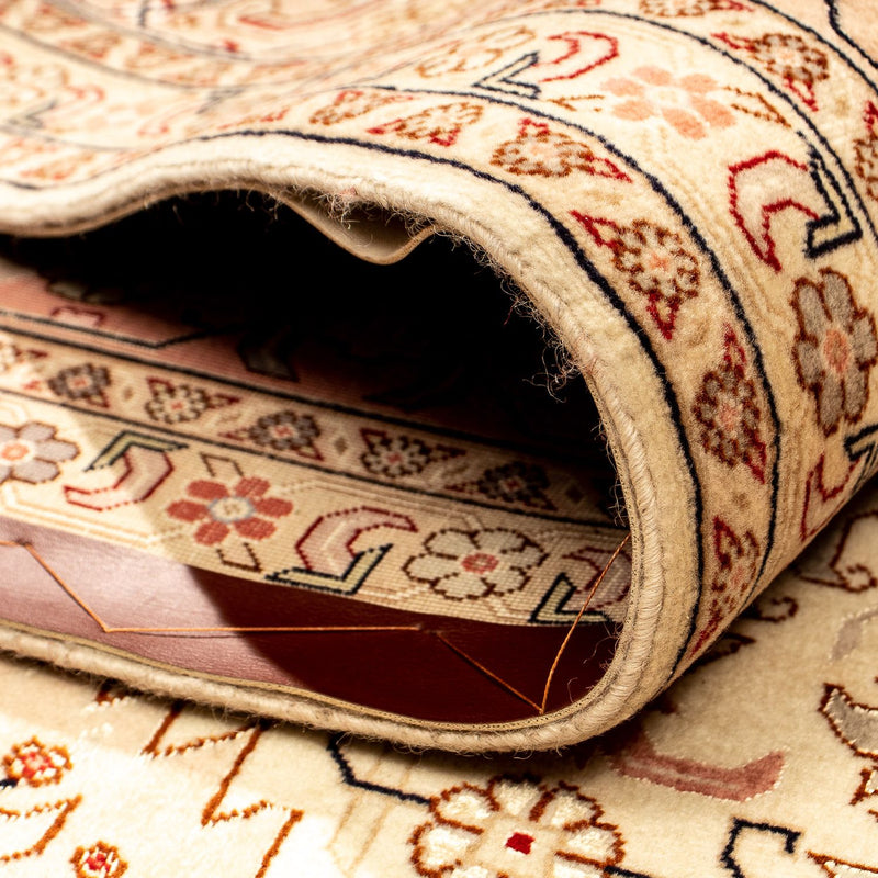 Dywan perski - Tabriz - Królewski - 344 x 251 cm - jasnobrązowy