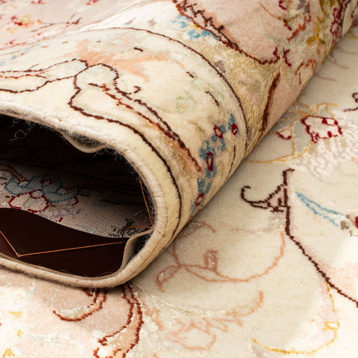 Dywan perski - Tabriz - Królewski - 310 x 200 cm - beżowy