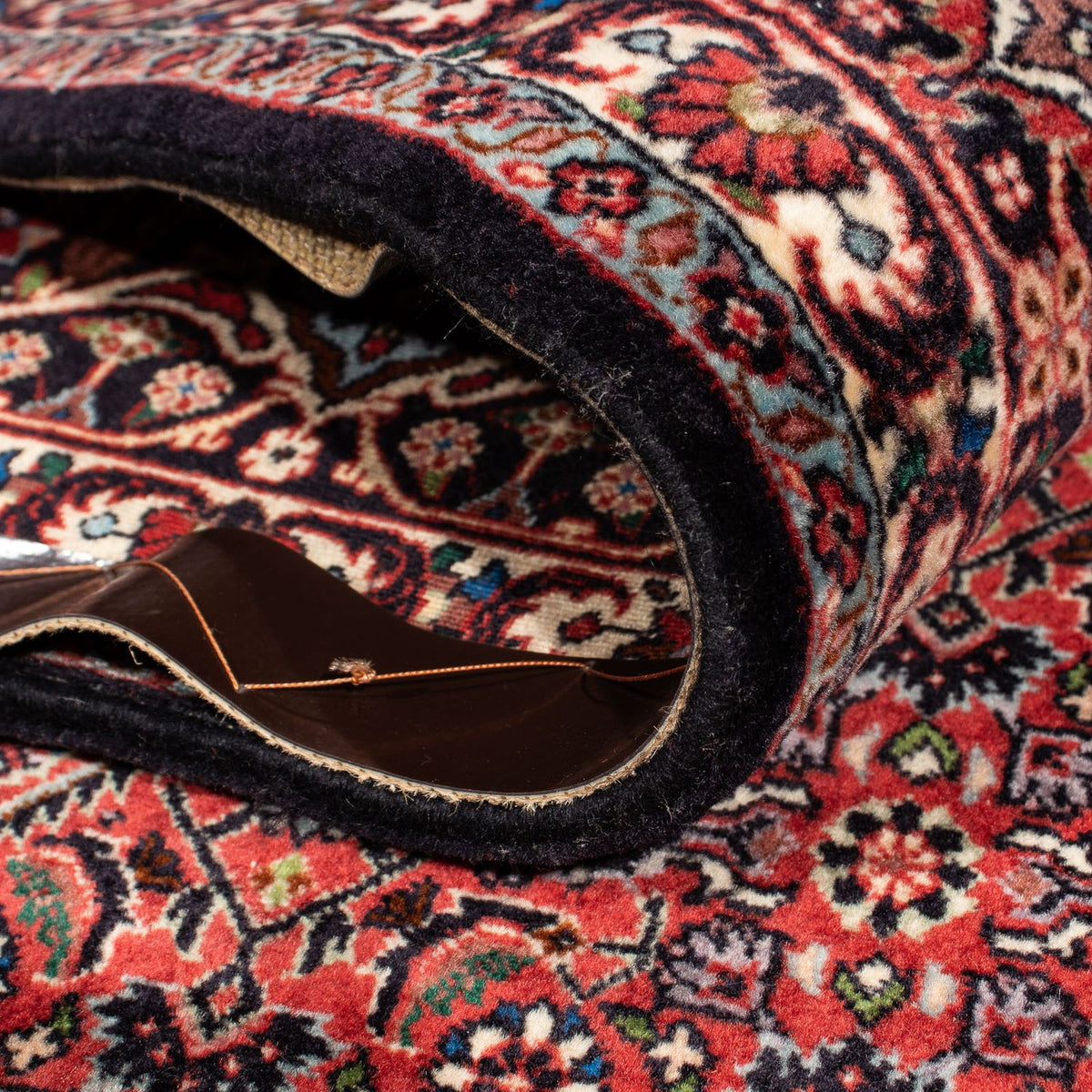 Dywan perski - Bijar - 300 x 206 cm - ciemna czerwień