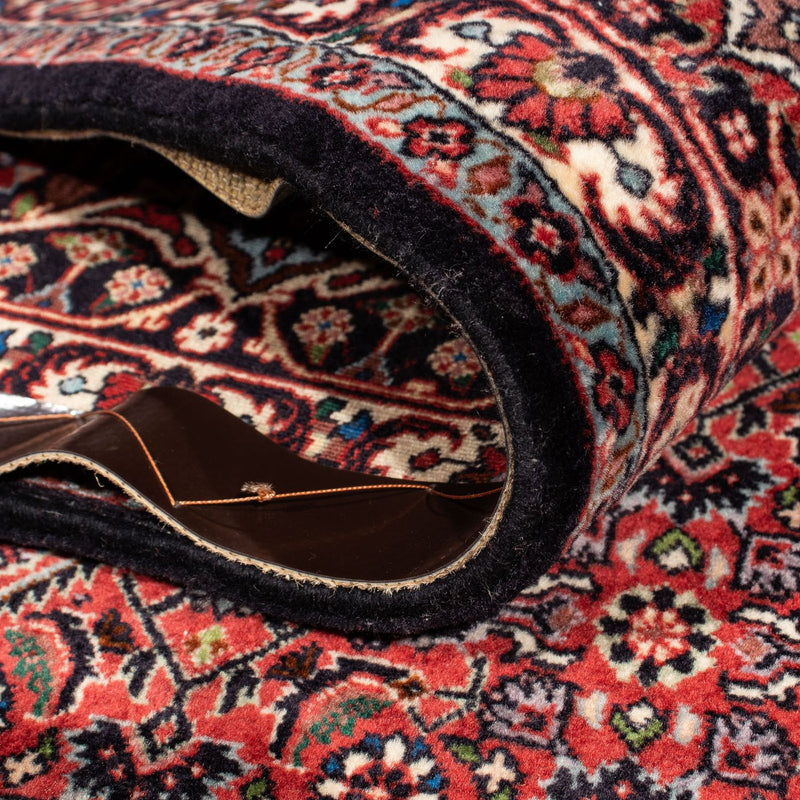 Dywan perski - Bijar - 300 x 206 cm - ciemna czerwień