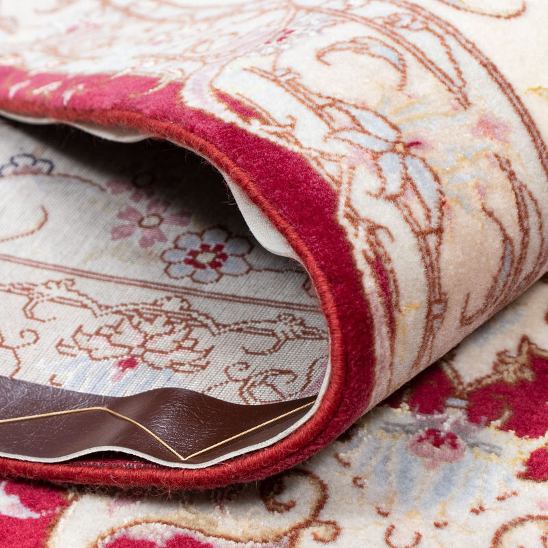 Dywan perski - Tabriz - Królewski - 305 x 253 cm - ciemna czerwień