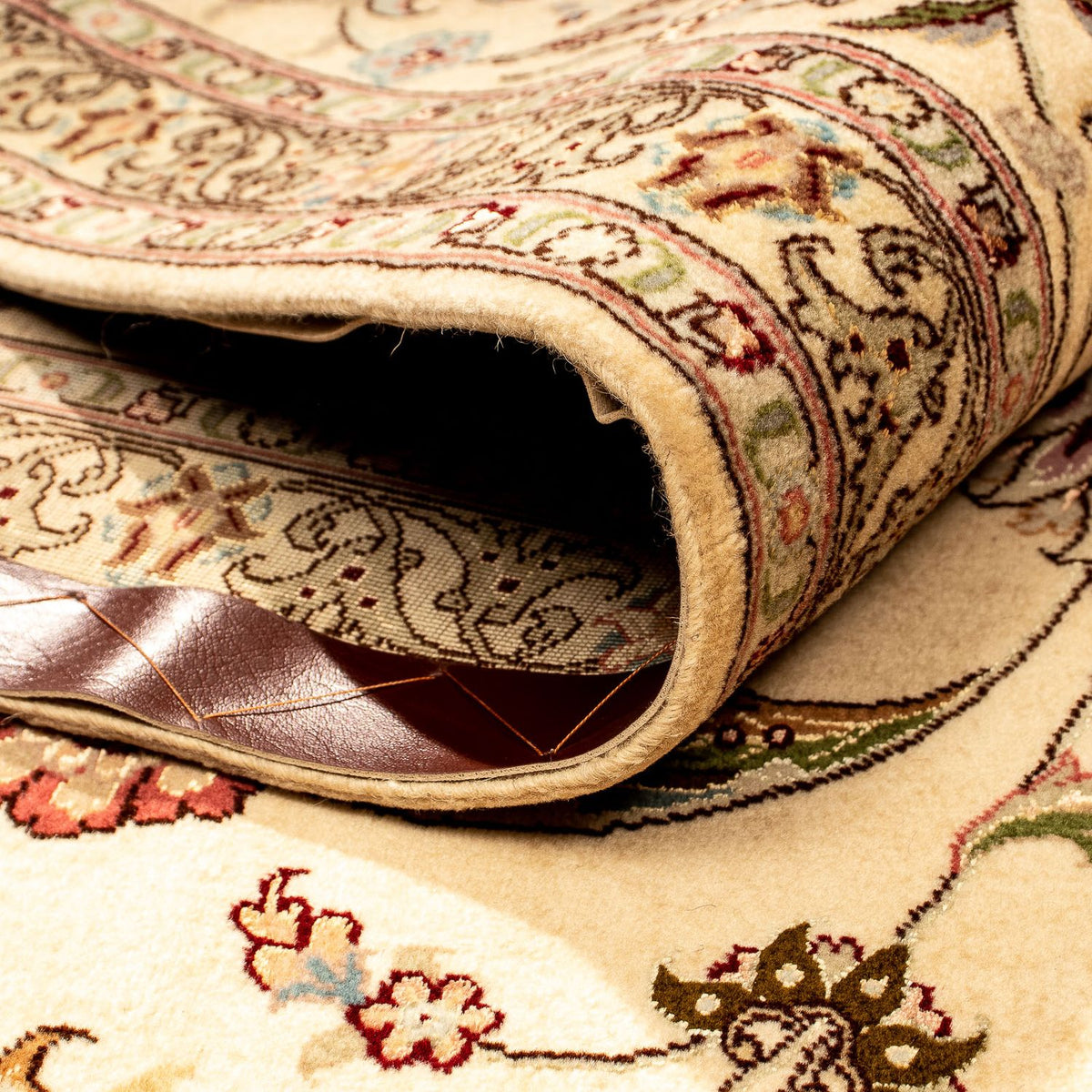 Dywan perski - Tabriz - Królewski - 364 x 252 cm - beżowy