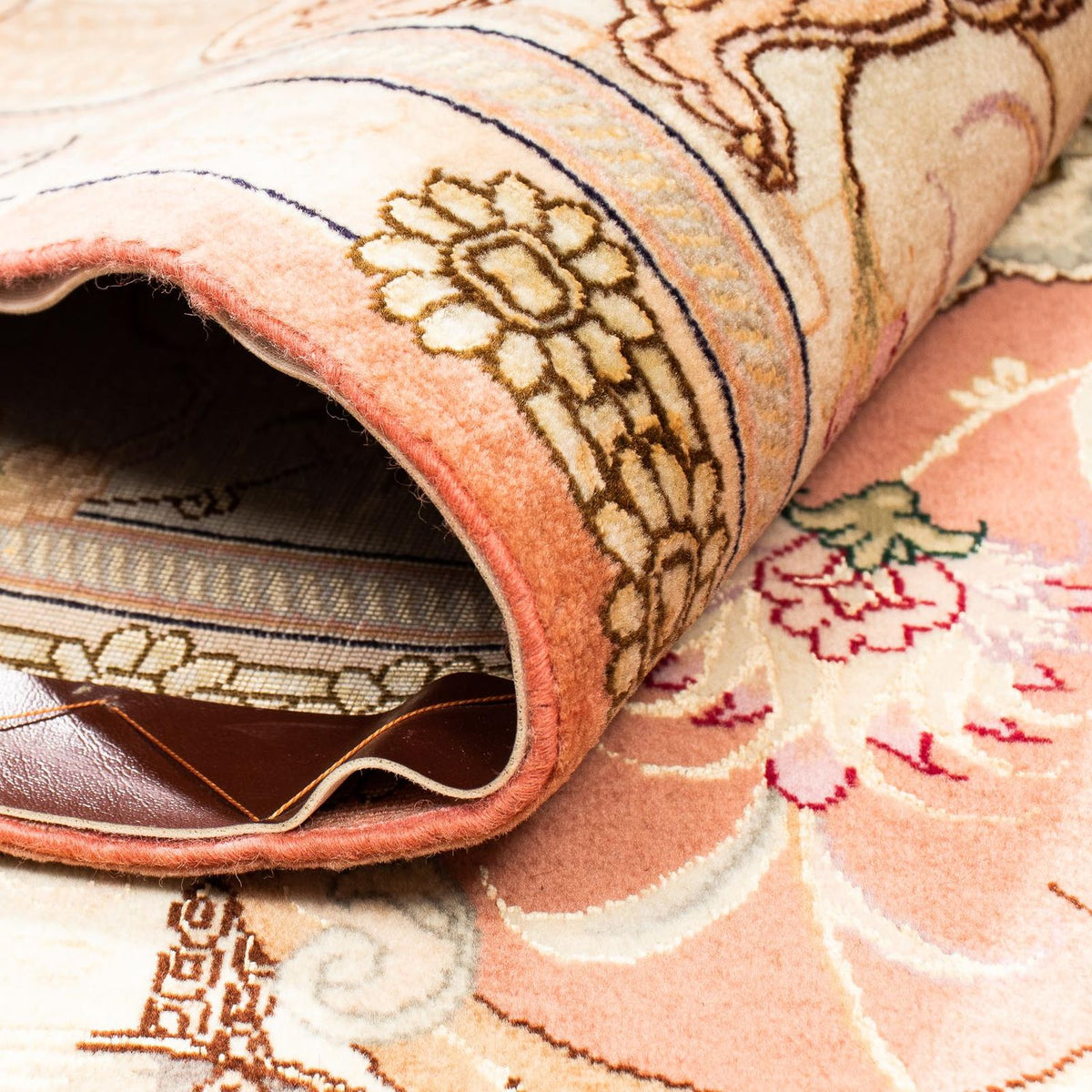 Dywan perski - Tabriz - Królewski - 304 x 200 cm - beżowy