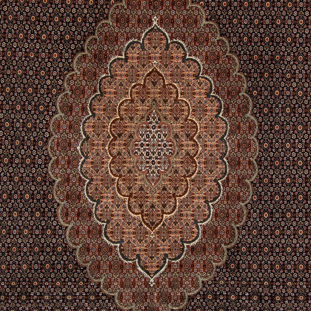 Dywan perski - Tabriz - 348 x 252 cm - brązowy