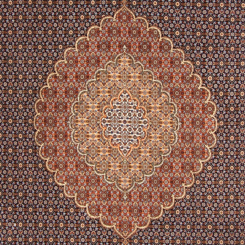 Dywan perski - Tabriz - 297 x 205 cm - ciemnoniebieski