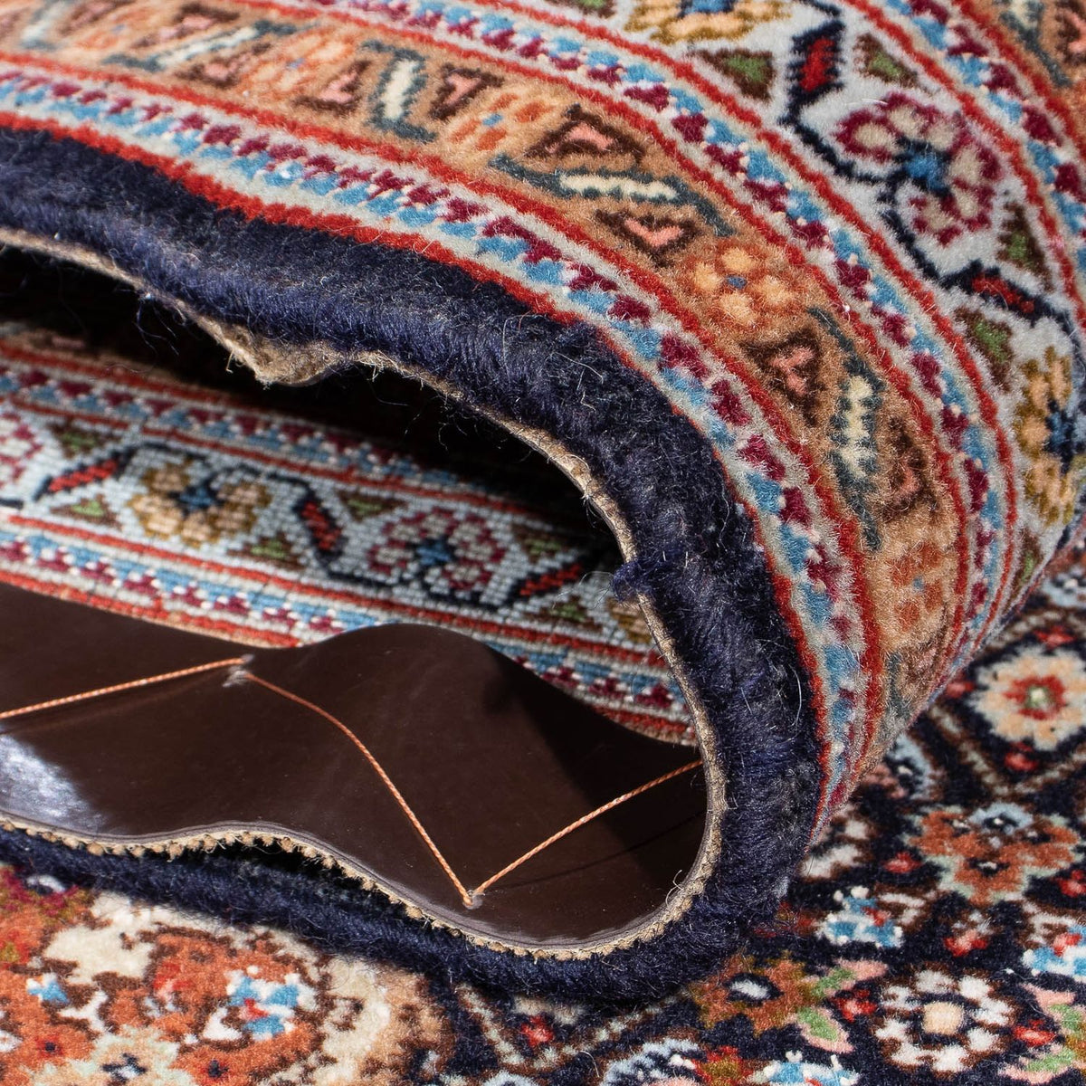 Dywan perski - Tabriz - 297 x 205 cm - ciemnoniebieski